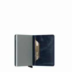 Secrid Slim Wallet Portemonnee Vintage Blue -NL Rugzak Verkoopwinkel secrid s vintage blue semi open
