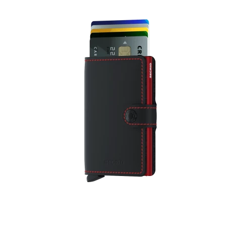 Secrid Mini Wallet Portemonnee Matte Black / Red 5 Secrid Mini Wallet Portemonnee Matte Black / Red - Afbeelding 3