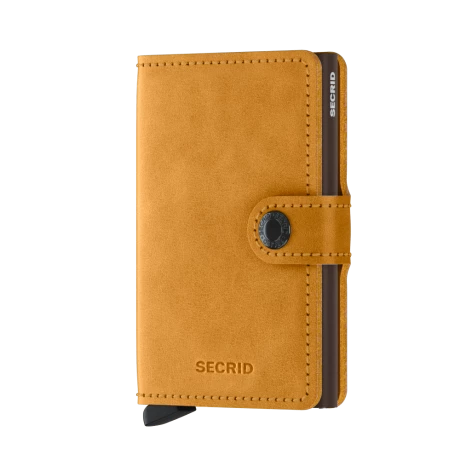 Secrid Mini Wallet Portemonnee Vintage Ochre 3 Secrid Mini Wallet Portemonnee Vintage Ochre