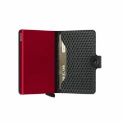 Secrid Mini Wallet Portemonnee Cubic Black-Red 10 Secrid Mini Wallet Portemonnee Cubic Black-Red -NL Rugzak Verkoopwinkel secrid miniwallet cubic black red semi open
