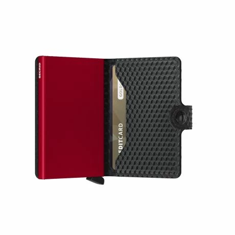 Secrid Mini Wallet Portemonnee Cubic Black-Red 6 Secrid Mini Wallet Portemonnee Cubic Black-Red - Afbeelding 4