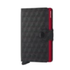 Secrid Mini Wallet Portemonnee Optical Black-Red 2 Secrid Mini Wallet Portemonnee Optical Black-Red -NL Rugzak Verkoopwinkel secrid miniwallet optical black red front