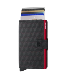 Secrid Mini Wallet Portemonnee Optical Black-Red 8 Secrid Mini Wallet Portemonnee Optical Black-Red -NL Rugzak Verkoopwinkel secrid miniwallet optical black red front cards