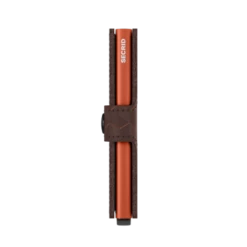Secrid Mini Wallet Portemonnee Optical Brown-Orange 11 Secrid Mini Wallet Portemonnee Optical Brown-Orange -NL Rugzak Verkoopwinkel secrid miniwallet optical brown orange side