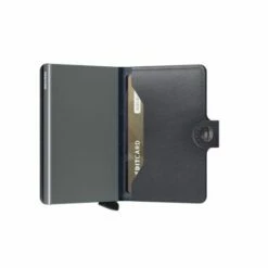 Secrid Slim Wallet Portemonnee Original Grey -NL Rugzak Verkoopwinkel secrid miniwallet original grey semi open 1