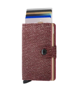 Secrid Mini Wallet Portemonnee Sparkle Red 8 Secrid Mini Wallet Portemonnee Sparkle Red -NL Rugzak Verkoopwinkel secrid miniwallet sparkle red front cards