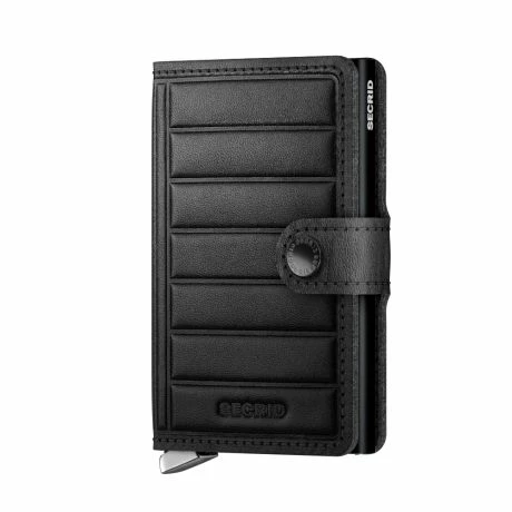 Secrid Premium Mini Wallet Portemonnee Emboss Lines Black 3 Secrid Premium Mini Wallet Portemonnee Emboss Lines Black