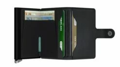 Secrid Premium Mini Wallet Portemonnee Emboss Lines Black 12 Secrid Premium Mini Wallet Portemonnee Emboss Lines Black -NL Rugzak Verkoopwinkel secrid premium miniwallet emboss lines black open
