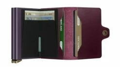 Secrid Premium Twin Wallet Portemonnee Dusk Bordeaux -NL Rugzak Verkoopwinkel secrid premium twinwallet dusk bordeaux open