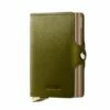 Secrid Premium Twin Wallet Portemonnee Dusk Olive 1 Secrid Premium Twin Wallet Portemonnee Dusk Olive -NL Rugzak Verkoopwinkel secrid premium twinwallet dusk olive front