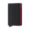 Secrid Slim Wallet Portemonnee Matte Black / Red -NL Rugzak Verkoopwinkel secrid s matte black red front