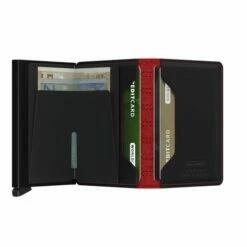 Secrid Slim Wallet Portemonnee Fuel Black-Red -NL Rugzak Verkoopwinkel secrid slimwallet fuel black red open