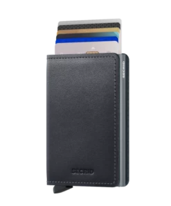 Secrid Slim Wallet Portemonnee Original Grey -NL Rugzak Verkoopwinkel secrid slimwallet original grey front cards