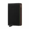Secrid Slim Wallet Portemonnee Saffiano Brown -NL Rugzak Verkoopwinkel secrid slimwallet saffiano brown front