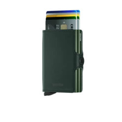 Secrid Twin Wallet Portemonnee Original Green -NL Rugzak Verkoopwinkel secrid t original green front cards