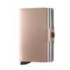 Secrid Twin Wallet Portemonnee Metallic Rose 2 Secrid Twin Wallet Portemonnee Metallic Rose -NL Rugzak Verkoopwinkel secrid twinwallet metallic rose front 1