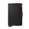 Secrid Twin Wallet Portemonnee Perforated Black-Red 1 Secrid Twin Wallet Portemonnee Perforated Black-Red -NL Rugzak Verkoopwinkel secrid twinwallet perforated black red front
