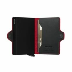 Secrid Twin Wallet Portemonnee Perforated Black-Red 10 Secrid Twin Wallet Portemonnee Perforated Black-Red -NL Rugzak Verkoopwinkel secrid twinwallet perforated black red semi open 1