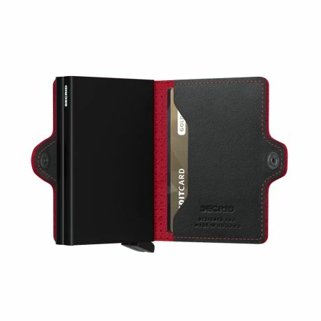 Secrid Twin Wallet Portemonnee Perforated Black-Red 6 Secrid Twin Wallet Portemonnee Perforated Black-Red - Afbeelding 4