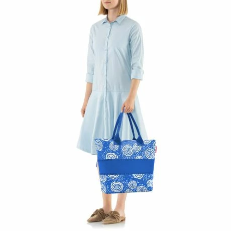 Reisenthel Shopper E1 Batik Strong Blue 5 Reisenthel Shopper E1 Batik Strong Blue - Afbeelding 3
