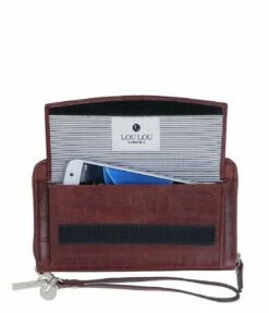 LouLou Essentiels SLB Classic Croc RFID Wallet Cacao 8 LouLou Essentiels SLB Classic Croc RFID Wallet Cacao -NL Rugzak Verkoopwinkel slb149lg 029 029 3 600