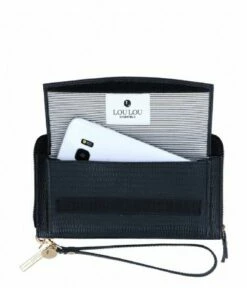 LouLou Essentiels SLB Lazy Lizard RFID Wallet Black 8 LouLou Essentiels SLB Lazy Lizard RFID Wallet Black -NL Rugzak Verkoopwinkel slb163dg 001 001 3 600