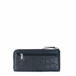 LouLou Essentiels SLB HZ Vintage Croco RFID Wallet Black -NL Rugzak Verkoopwinkel slbhz4s.001 001 2