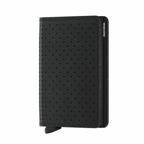 Secrid Slim Wallet Portemonnee Perforated Black 3 Secrid Slim Wallet Portemonnee Perforated Black