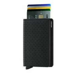 Secrid Slim Wallet Portemonnee Perforated Black 9 Secrid Slim Wallet Portemonnee Perforated Black -NL Rugzak Verkoopwinkel spf black 1 front cards