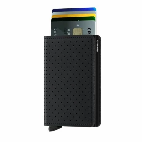 Secrid Slim Wallet Portemonnee Perforated Black 5 Secrid Slim Wallet Portemonnee Perforated Black - Afbeelding 3