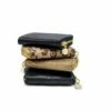MOSZ Portemonnee Sophie Quilted Black Shiny Light Gold -NL Rugzak Verkoopwinkel stapel wallets
