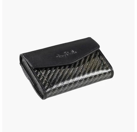 Tony Perotti Furbo Leren Pasjeshouder Met Kleingeldvak Carbon Zwart 7 Tony Perotti Furbo Leren Pasjeshouder Met Kleingeldvak Carbon Zwart - Afbeelding 5