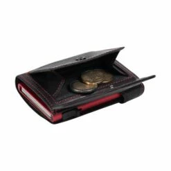 Tony Perotti Furbo Leren Pasjeshouder Met Kleingeldvak Rood / Zwart 12 Tony Perotti Furbo Leren Pasjeshouder Met Kleingeldvak Rood / Zwart -NL Rugzak Verkoopwinkel ve 3700rd zw b2