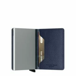 Secrid Slim Wallet Portemonnee Veg Navy / Silver 10 Secrid Slim Wallet Portemonnee Veg Navy / Silver -NL Rugzak Verkoopwinkel vegnavysilver slim 1