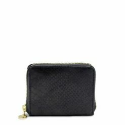 MOSZ Portemonnee Sophie Jungle Black Shiny Light Gold