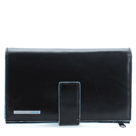 Piquadro Blue Square Women Wallet Black 4 Piquadro Blue Square Women Wallet Black - Afbeelding 2