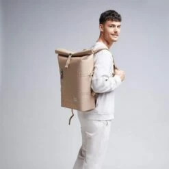 GOT BAG RollTop Backpack 15" Sand -NL Rugzak Verkoopwinkel warmsand 2