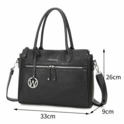 Wimona Bambina Schoudertas Zwart -NL Rugzak Verkoopwinkel wimona bambina zwart 3