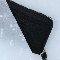 LouLou Essentiels SLB16 Sugar Snake XS RFID Wallet Black -NL Rugzak Verkoopwinkel xs29lg.001 2