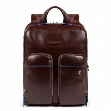 Piquadro Blue Square Laptop Backpack 13.3" IPad Pro 9.7" / IPad 11" Mahogany Brown 4 Piquadro Blue Square Laptop Backpack 13.3" IPad Pro 9.7" / IPad 11" Mahogany Brown - Afbeelding 2