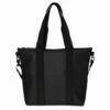 Rains Tote Bag Mini Shoulderbag Black -NL Rugzak Verkoopwinkel zwart tote bag voor
